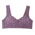 Miniatyrbilde 3 av 4: Stålringfri BH med frontknapp Pustende Camisole Bralette for Kvinner - Perfekt Apricot 46 105