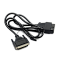 Miniatyrbillede 3 af 5: Kess V2 Connector Hovedtest 16-polet til 25-polet Kabel Obd2 Diagnostisk Værktøj Obd-ii Adapterkabler Tuning Kits Db25-polet Konverter Forlængerkabler-Perfekt