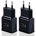 Miniatyrbilde 2 av 6: 2 pakke USB hurtigladeadapter for Samsung S22 S21 S20 S10 S10e S6 S7 S8 S9 / Edge/Plus/Active, A71 A53 5G/Note 5 8, Note 9, Note10 20 og andre sm