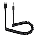 Pikkukuva 1 / 4: 3,5 mm TRRS uros - Type-C audioadapteri, jousikierrekaapeli - Perfet
