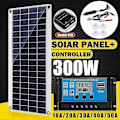 Miniatyrbilde 2 av 5: 300w 12v Solcellepanel Kit Batterilader 300 Watt 12 Volt Off Grid System med 10a-60a Kontroller-Perfekt
