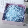 Miniatyrbillede 2 af 6: Strimlet silkepapir, Raffia Hamper Strimlet gavefyld - Perfet Light blue 300g