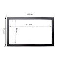 Miniatyrbilde 1 av 5: Universal 7 tommers 2Din Stereo Bil Audio Ramme Bilradio Android Spiller Modifikasjon Dekorativ Rammepanel Monteringstilbehør - Perfekt 173x98 188x116