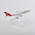 Miniatyrbild 5 av 5: 16cm Qantas Boeing 747 Flygplansmodell Diecast Metall 1/400 Skala Flygplansmodell Presentkollektion-Perfekt Qantas A380