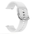 Miniatyrbillede 3 af 4: 20 mm firkantet spænde silikone smart watch rem kompatibel med GarminMove Luxe/Move Style/Move 3-Perfet White Style B Garmin Vivoactive 3