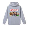Roblox hettegenser for barn, grå, 160 cm grey 160 cm