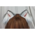 Miniatyrbilde 2 av 6: Gull rød ulv rev animasjon dyr ører beist KC hale ulve ører katt øre pannebånd tilpasset COSPLAY - Perfet 2
