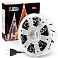 Pikkukuva 1 / 6: 50M 240 LED musta lanka LED Fairy Lights jouluvalot puutarhaan joulukuusen koristeluun - Perfet