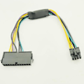 Miniatyrbillede 4 af 5: 24 Pin til 8 Pin ATX PSU Strømadapterkabel til 3020 7020 9020 Precision T1700 12-Tommer (30cm)-Perfekt