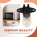 Pikkukuva 5 / 5: 1kpl Mikroaaltouunin Yleisvalolamppu Lampun Kanta Design 250V 2A Korvaava Universal-Perfet