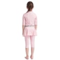 Miniatyrbillede 4 af 6: Piger Børn Muslim Badetøj Islamisk Badetøj Gentle Skin Burkini Badetøj Strandtøj - Perfet pink 9-10 Years