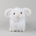 Miniatyrbilde 4 av 5: Highland Sheep Scottish highland ull leketøy imitert sauedukke - Perfet white