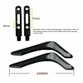 Miniatyrbilde 5 av 6: Universal TV-stativ Basebrakett sort for 32-65" TV-bordstativ - Perfet