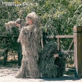 Miniatyrbilde 3 av 5: Ghillie-dress for barn Camo Woodland 5-delt 130