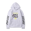 Miniatyrbillede 1 af 5: Rapper Juice Wrld 999 O-Neck Sweatshirt Mænd/Kvinder Mode Langærmet Forår Efterår Hættetrøjer Sweatshirt Hip hop toppe Pullover-Perfet white M