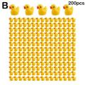 Miniatyrbilde 1 av 10: 100/200 stk Mini Rubber Ducks Miniature Resin Ducks Gul Tiny D- Perfet 200pcs yellow 200pcs