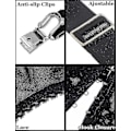 Miniatyrbild 5 av 5: Dam Garterbälte Plus Size Spets Garter och 6 Metallklämmor Justerbara Underkläder Garter Hängslen U-Perfet Black XL