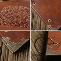 Miniatyrbilde 4 av 6: Fotoalbum eller DIY-utklippsbok, vintage-omslag med tre ringer