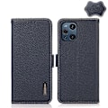 Miniatyrbilde 1 av 4: for OPPO Find X3 / X3 Pro KHAZNEH Side-Magnetic Litchi Leather RFID Case-Perfet Blue