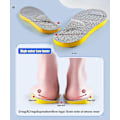 Miniatyrbild 3 av 5: Supinationsulor för Över Supination & Fotinriktning Ortopediska Inlägg för Män och Kvinnor Korrigerande Fotstöd för Supinationslindring-Perfet Grey Size 41 42