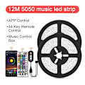 Miniatyrbillede 7 af 10: LED Strip Light RGB 5050/SMD2835 Flexible Ribbon DIY Led Light Strip RGB Tape Diode DC 12V bluetooth julebelysning - Perfet WS2811 5M 0 - 5W