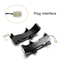 Miniatyrbilde 3 av 5: Kompatibel med Toyota Land Cruiser LC200 FJ200 Prado FJ150 2010-2020 Sidespeil LED Dynamisk Blinklys Sekvensiell Blinklysindikator - Perfekt