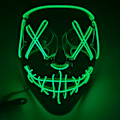 Miniatyrbild 3 av 3: Halloween Enemy Glow Mask Ghost Step Dance Kall Ljus Påsk 7# 27cmX17cm