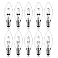 Miniatyrbillede 1 af 5: 42w E14 C35 Dæmpbar Halogenpære Ac 220-240v Varm Hvid 2700k E14 Transparent Halogen Lyspære (10 stk.) - Perfekt