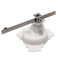 Miniatyrbillede 1 af 5: 52mm Marin Rorposition Indicator Vandtæt Rød Baggrundsbelysning med 0-190 Ohm Ror-Parringssensor 12v/24vd til Marin Yacht-Perfet sensor