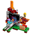 Miniatyrbild 2 av 3: The Nether Portal Model Building Blocks With My World Actionfigurer Set Leksaker För Barn Barn Pojkar Flickor- Perfet