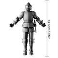 Miniatyrbild 2 av 5: Dummy 13 Robot Actionfigur i rustning, T13 Femte generationens medeltida riddare med vapen och sköldar, helkroppsaktivitetsrobot, magnetisk spelfigur Gold