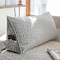 Miniatyrbild 1 av 5: Triangulär Sängkilkudde, Ryggstöd Ryggstöd Läskudde - Perfekt Grey 80*35*20cn
