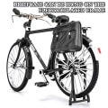 Miniatyrbillede 3 af 10: Retro cykel modelkit, miniature metal ornament til kunst samling, legetøj til børn - Perfet Green