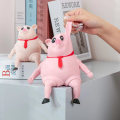 Pikkukuva 3 / 6: Söpö Squishy Toy Pink Pig Gifts Decompress ja stressilelu - Perfet 14x14CM