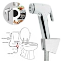 Miniatyrbillede 6 af 10: Brusehoved Toilet Bidet Sprayer Håndholdt vandhane SET 1