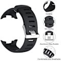 Miniatyrbilde 3 av 5: Remm for Suunto D4 / D4, erstatningsmyk silikonarmbånd for Suunto D4 / D4i Novo-Perfet White