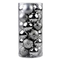 Miniatyrbillede 2 af 3: 24 Julekugler i en Spand 6cm - Perfekt Silver