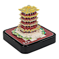 Miniatyrbild 5 av 5: Skrivbords kalender med LED-lampor, 2024 kalender memoblock, kreativ skrivbords kalender DIY anteckningsblock, 3D konst kalender pappersutskärning - YuJia - Perfet 6