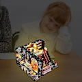 Miniatyrbild 5 av 5: Juldockhus Dekoration, Jul Miniatyrdockhus Ornament, Miniatyr DIY Dockhus Kit, Trädockhus Kit Med, Dockhus Jul