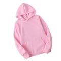 Miniatyrbillede 2 af 4: Unisex Bomuldstrøje med Snørehætte - Perfekt Pink M