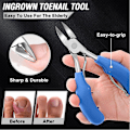 Miniatyrbillede 4 af 6: Negleklipper til tykke og indgroede tånegle - skarpt buet blad - Perfet Blue 4-piece set