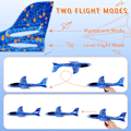 Miniatyrbild 4 av 5: Foam Gliders Plane For Kids - 2 st Large Airplane Toy- Perfet