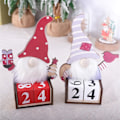 Miniatyrbillede 2 af 4: Juletræ Adventskalendertræ til nedtællingsblokke Red