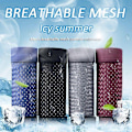 Miniatyrbilde 2 av 5: 4-pakning Herre Bambus Myke Undertøyshorts Sommer Ice Silk Mesh Boxer Briefs-Perfet Red XL