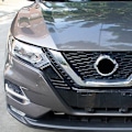 Miniatyrbillede 4 af 5: Auto Tilbehør Front Tågelygter Lampe Øjenlåg Øjenbryn Dæk Trim Krom Passer Kompatibel med Nissan Qashqai J11 2018 2019 Abs-Perfet