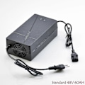 Miniatyrbillede 1 af 5: 48v 60v 72v 96v 50ah 60ah Intelligent oplader til blybatteri Kompatibel med elektriske trehjulede køretøjer, cykler, scootere, ATV Go Kart-Perfet Standard 48V60AH