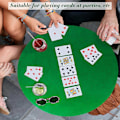 Miniatyrbilde 5 av 5: Poker Bridge Kortduk Elastisk Duk for 36 til 48 Tommers Bordspilltilbehør - Perfekt