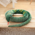 Pikkukuva 1 / 3: Hauska sarjakuva käärmepehmo Green Snake- Perfet Green Snake 300cm