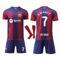 Miniatyrbillede 3 af 6: 23/24 Ny sæson Hjemme FC Barcelona GAVI nr. 30 Børnetrøje LEWANDOWSKI 9 LEWANDOWSKI 9- Perfet LEWANDOWSKI 9 XL