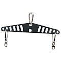 Miniatyrbillede 3 af 5: LAT Pull Down T-stang Spreader Bar Pulldown Maskine Håndtag Dobbelt til Enkelt D-Håndtag Kabelrække Tilbehør til Hjem Tilbehør - Perfekt